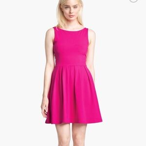 Susana Monaco Scoop Back Fit & Flare Dress Size M